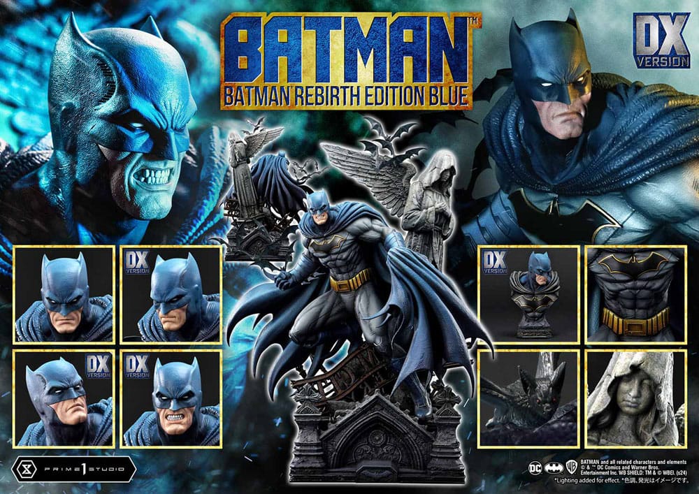 Batman Ultimate Premium Masterline Series Statue 1/4 Batman Rebirth Edition Blue Deluxe Version 71 cm - Preorder - ETA: Ende 03.2026