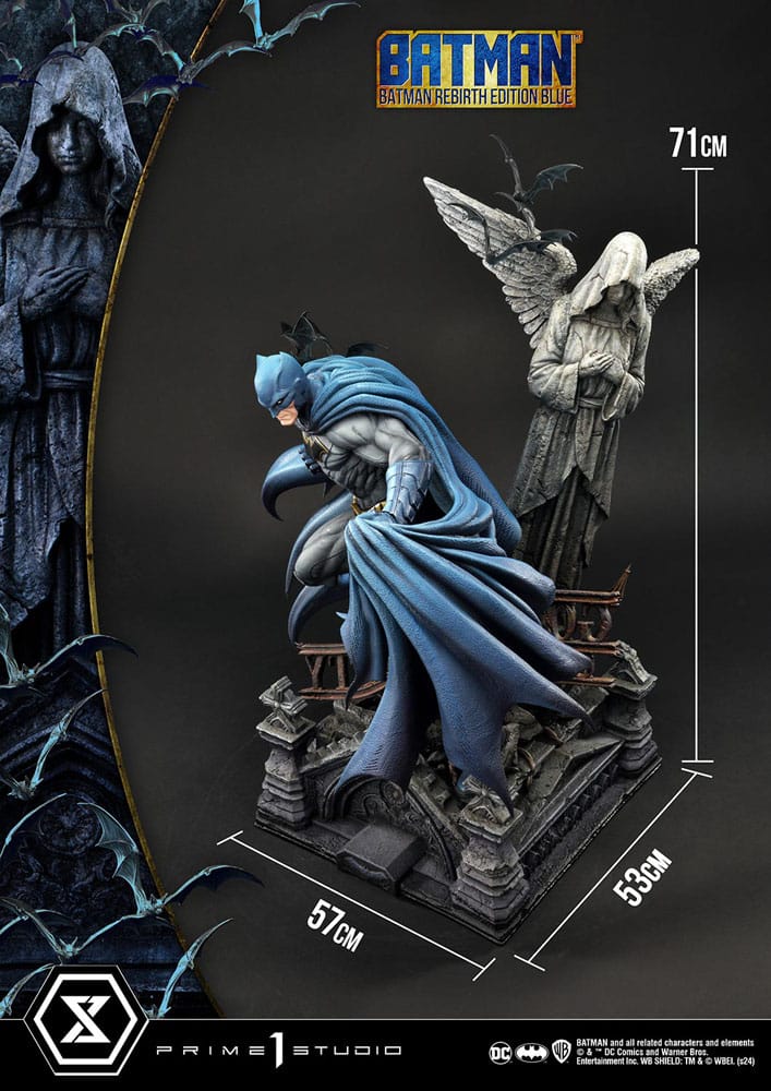 Batman Ultimate Premium Masterline Series Statue 1/4 Batman Rebirth Edition Blue Deluxe Version 71 cm - Preorder - ETA: Ende 03.2026