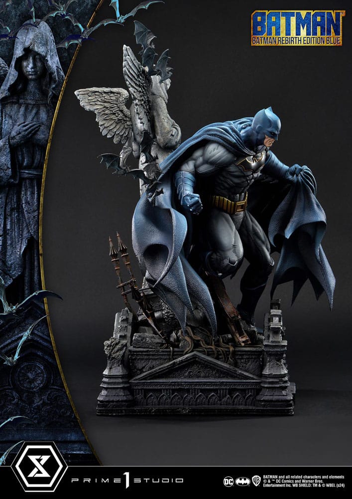 Batman Ultimate Premium Masterline Series Statue 1/4 Batman Rebirth Edition Blue Deluxe Version 71 cm - Preorder - ETA: Ende 03.2026