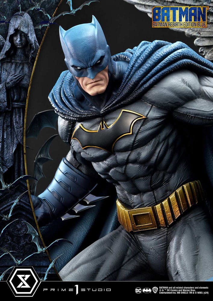 Batman Ultimate Premium Masterline Series Statue 1/4 Batman Rebirth Edition Blue Deluxe Version 71 cm - Preorder - ETA: Ende 03.2026