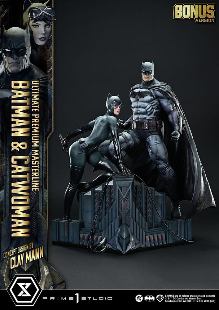 DC Comics Ultimate Premium Masterline Series Statue 1/4 Batman & Catwoman (Concept Design by Clay Mann) Bonus Version 56 cm  - Preorder - ETA: 26.07.2027