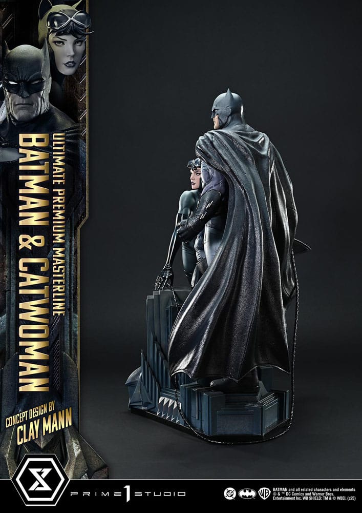 DC Comics Ultimate Premium Masterline Series Statue 1/4 Batman & Catwoman (Concept Design by Clay Mann) Bonus Version 56 cm  - Preorder - ETA: 26.07.2027