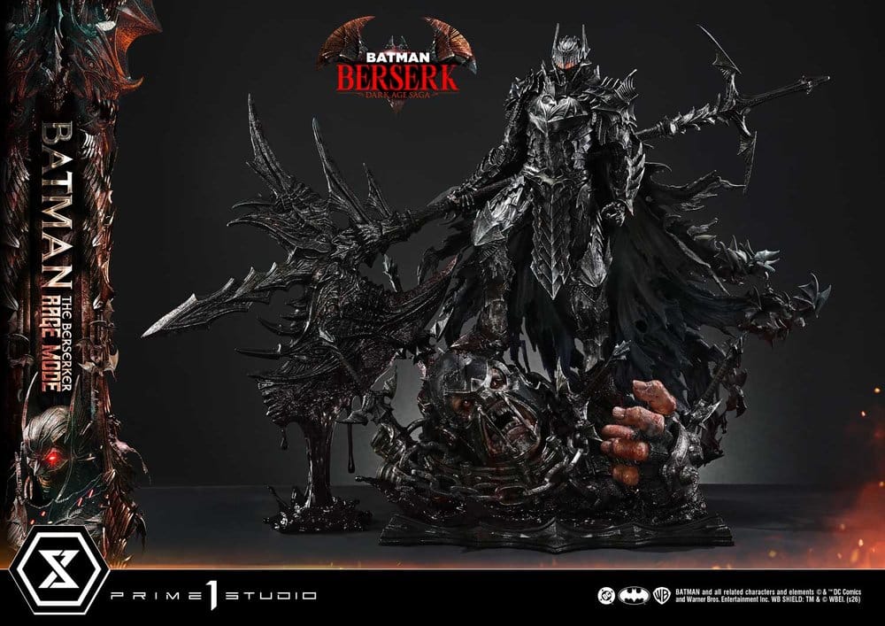 DC Comics Ultimate Premium Masterline Series Statue 1/4 Batman (Comics) Batman: The Berserker Rage Mode 82 cm  - Preorder - ETA: 25.10.2027