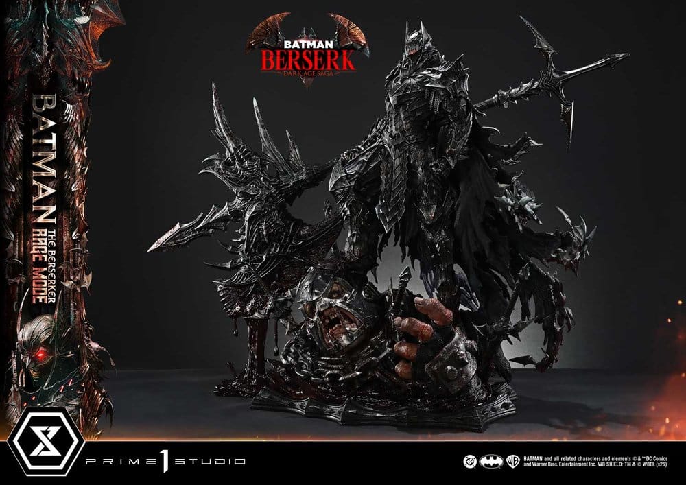 DC Comics Ultimate Premium Masterline Series Statue 1/4 Batman (Comics) Batman: The Berserker Rage Mode 82 cm  - Preorder - ETA: 25.10.2027