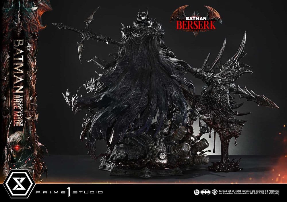 DC Comics Ultimate Premium Masterline Series Statue 1/4 Batman (Comics) Batman: The Berserker Rage Mode 82 cm  - Preorder - ETA: 25.10.2027