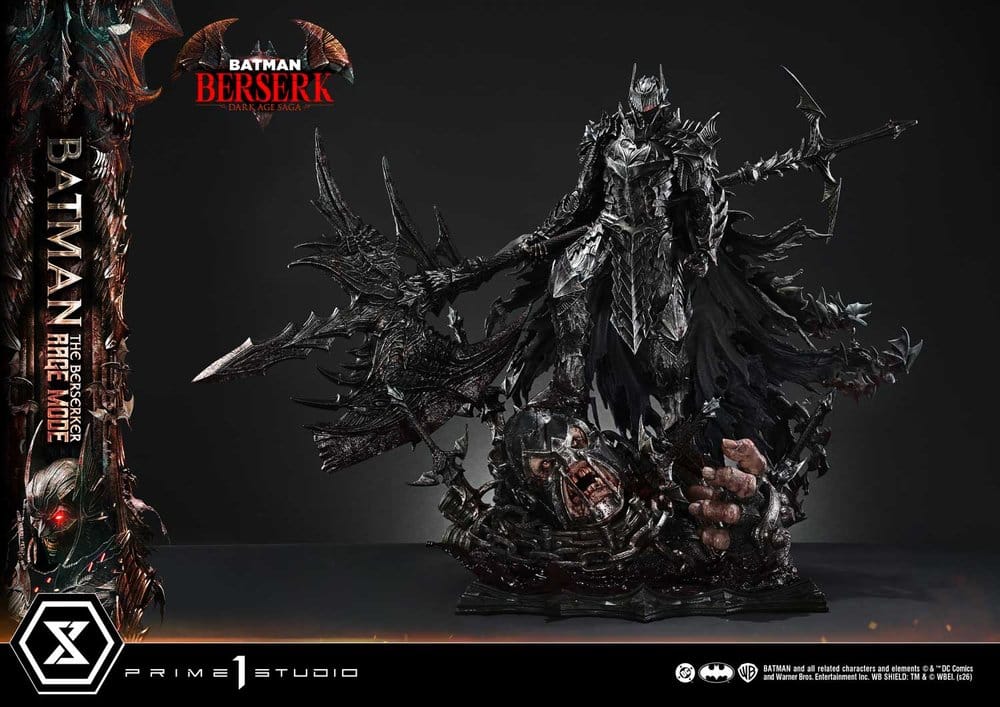 DC Comics Ultimate Premium Masterline Series Statue 1/4 Batman (Comics) Batman: The Berserker Rage Mode 82 cm  - Preorder - ETA: 25.10.2027