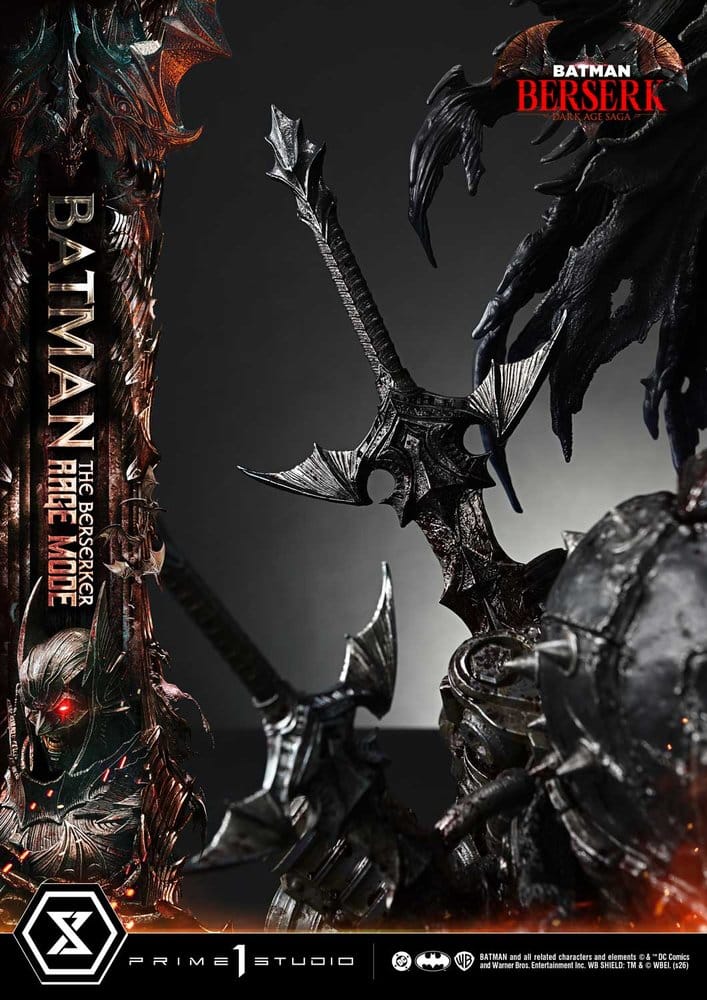 DC Comics Ultimate Premium Masterline Series Statue 1/4 Batman (Comics) Batman: The Berserker Rage Mode 82 cm  - Preorder - ETA: 25.10.2027