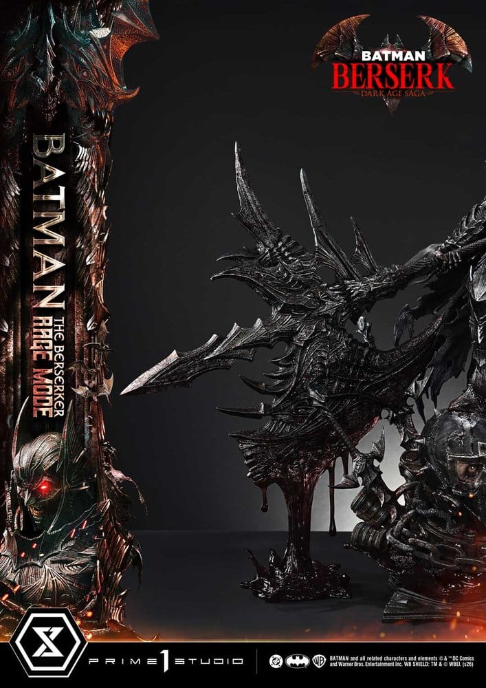 DC Comics Ultimate Premium Masterline Series Statue 1/4 Batman (Comics) Batman: The Berserker Rage Mode 82 cm  - Preorder - ETA: 25.10.2027