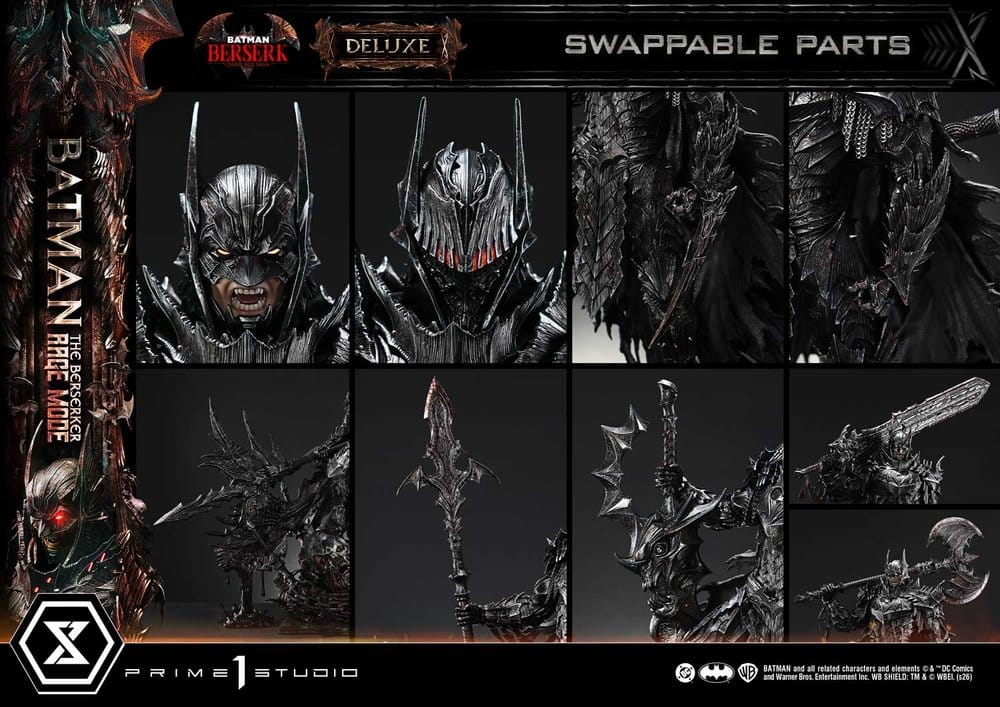 DC Comics Ultimate Premium Masterline Series Statue 1/4 Batman (Comics) Batman: The Berserker Rage Mode Deluxe Version 93 cm  - Preorder - ETA: 25.10.2027