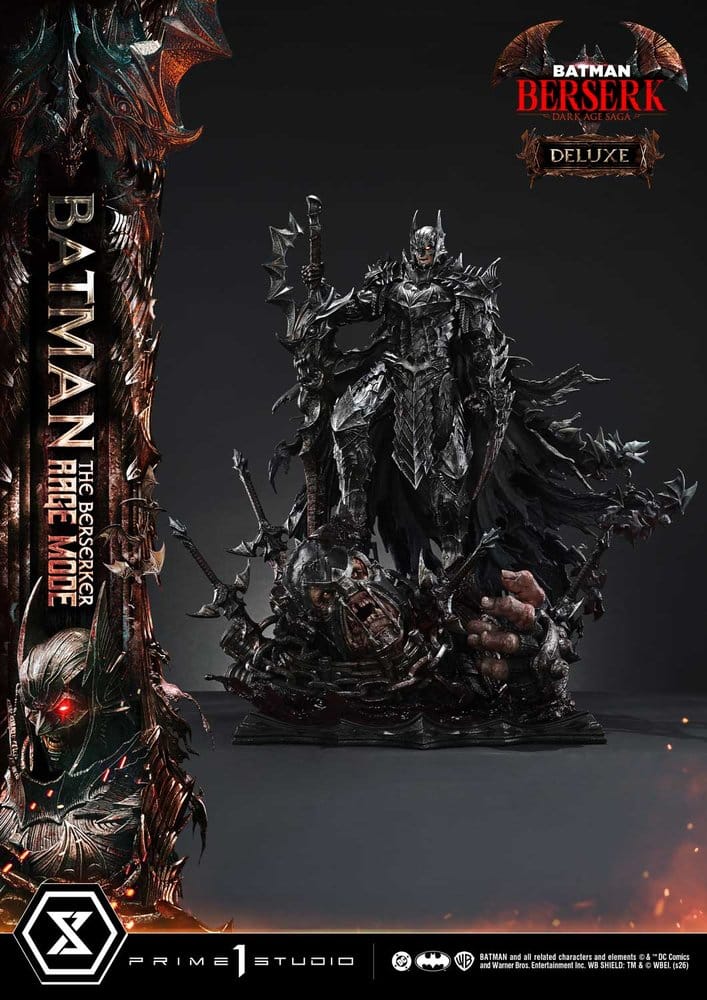DC Comics Ultimate Premium Masterline Series Statue 1/4 Batman (Comics) Batman: The Berserker Rage Mode Deluxe Version 93 cm  - Preorder - ETA: 25.10.2027