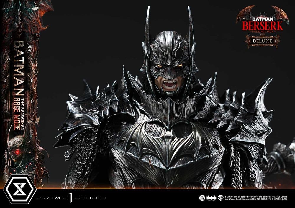 DC Comics Ultimate Premium Masterline Series Statue 1/4 Batman (Comics) Batman: The Berserker Rage Mode Deluxe Version 93 cm  - Preorder - ETA: 25.10.2027