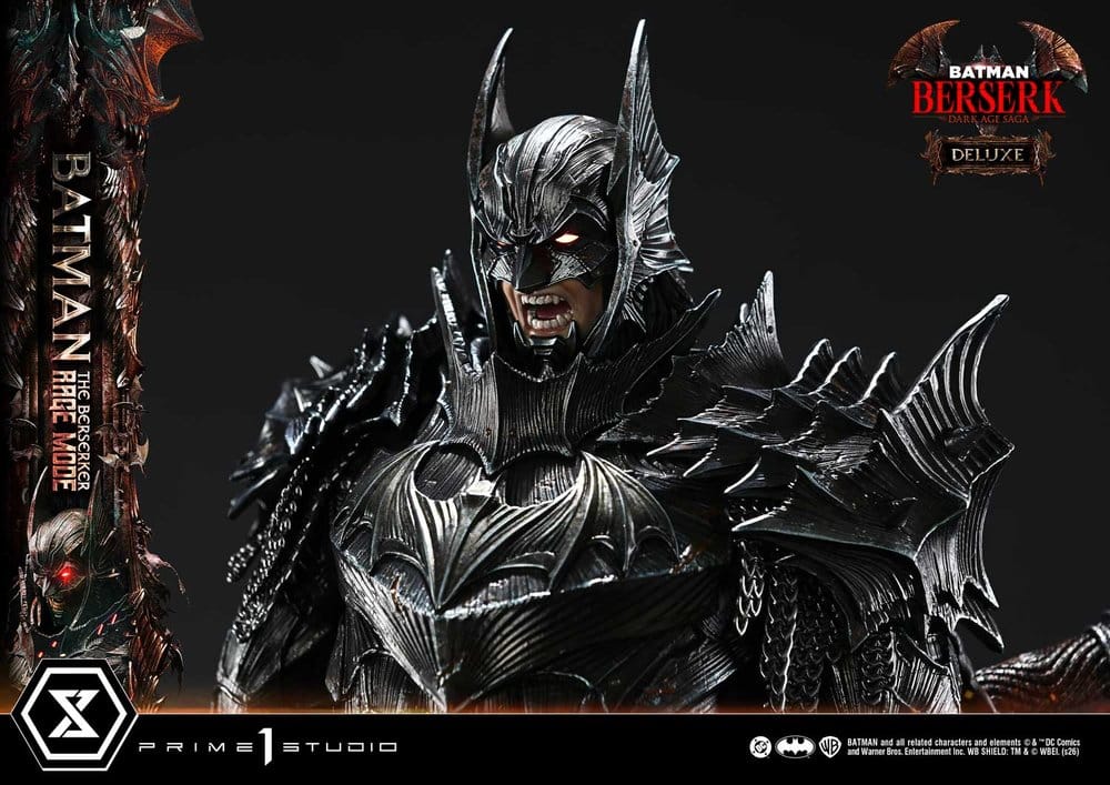 DC Comics Ultimate Premium Masterline Series Statue 1/4 Batman (Comics) Batman: The Berserker Rage Mode Deluxe Version 93 cm  - Preorder - ETA: 25.10.2027