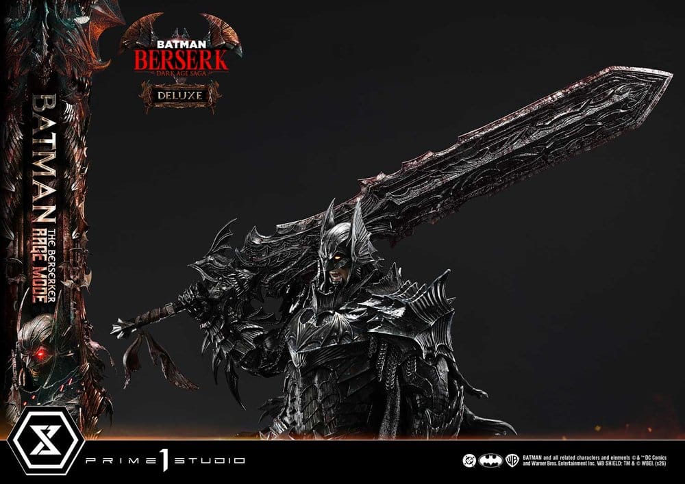 DC Comics Ultimate Premium Masterline Series Statue 1/4 Batman (Comics) Batman: The Berserker Rage Mode Deluxe Version 93 cm  - Preorder - ETA: 25.10.2027