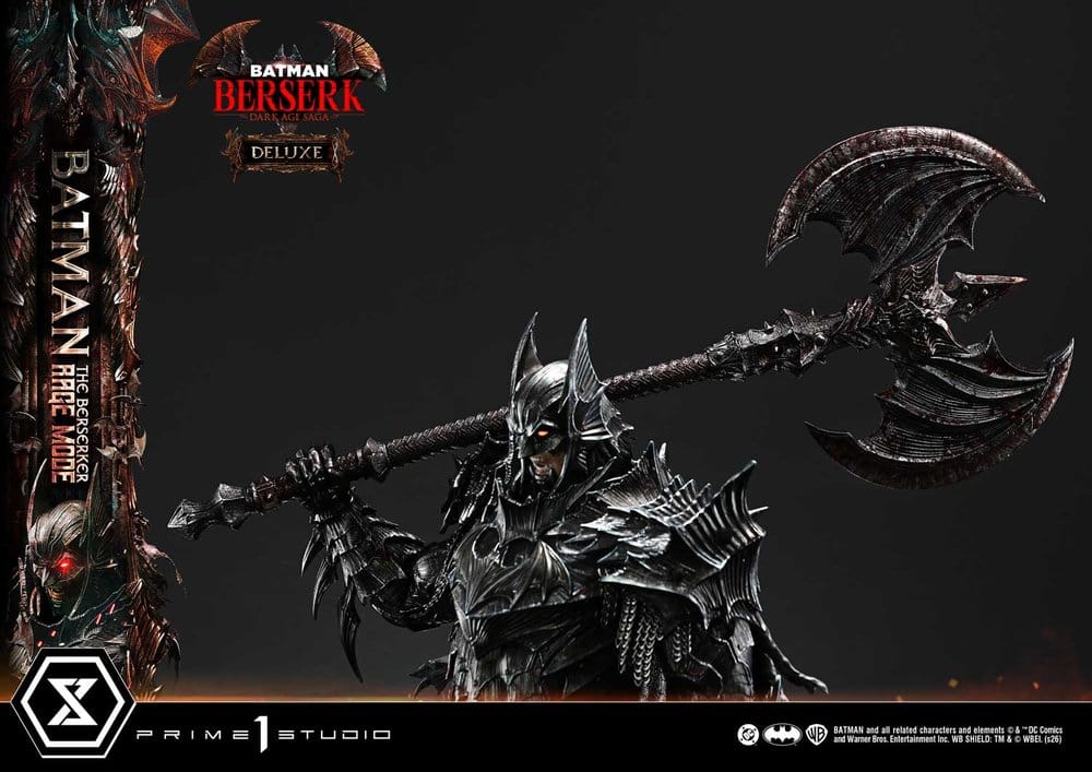 DC Comics Ultimate Premium Masterline Series Statue 1/4 Batman (Comics) Batman: The Berserker Rage Mode Deluxe Version 93 cm  - Preorder - ETA: 25.10.2027