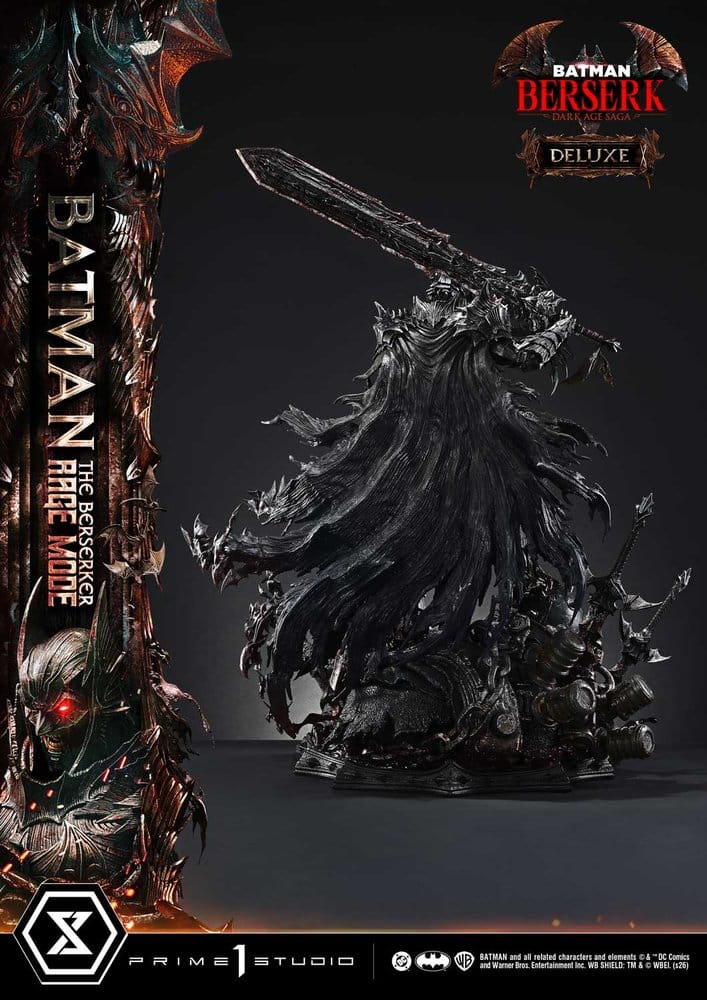 DC Comics Ultimate Premium Masterline Series Statue 1/4 Batman (Comics) Batman: The Berserker Rage Mode Deluxe Version 93 cm  - Preorder - ETA: 25.10.2027