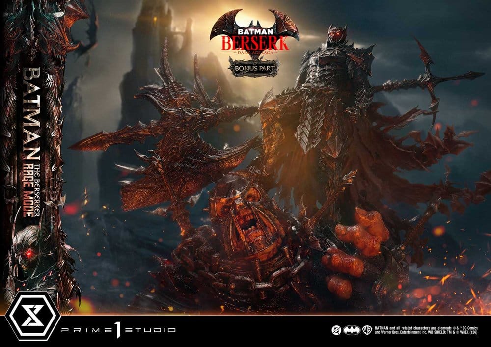 DC Comics Ultimate Premium Masterline Series Statue 1/4 Batman (Comics) Batman: The Berserker Rage Mode DX Bonus Version 93 cm  - Preorder - ETA: 25.10.2027