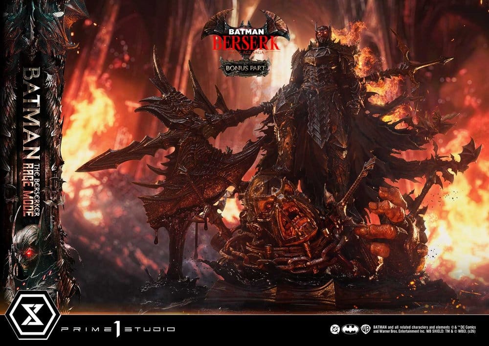 DC Comics Ultimate Premium Masterline Series Statue 1/4 Batman (Comics) Batman: The Berserker Rage Mode DX Bonus Version 93 cm  - Preorder - ETA: 25.10.2027