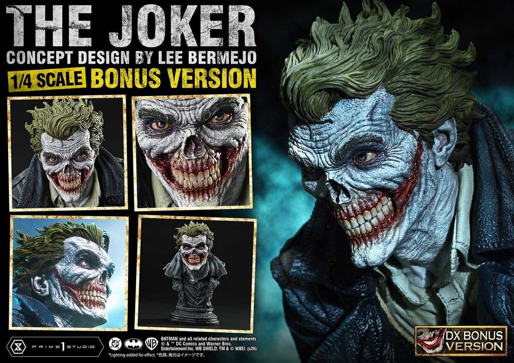 DC Comics Ultimate Premium Masterline Series Statue 1/4 The Joker (Concept Design by Lee Bermejo) DX Bonus Version 53 cm - Preorder - ETA: 25.01.2028