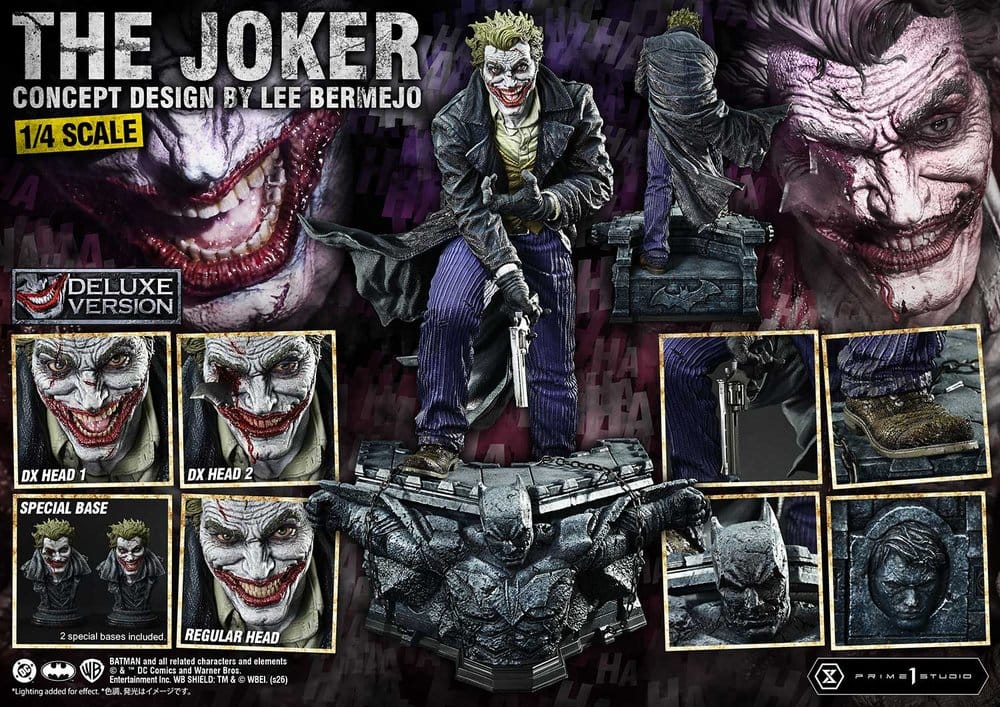 DC Comics Ultimate Premium Masterline Series Statue 1/4 The Joker (Concept Design by Lee Bermejo) DX Bonus Version 53 cm - Preorder - ETA: 25.01.2028