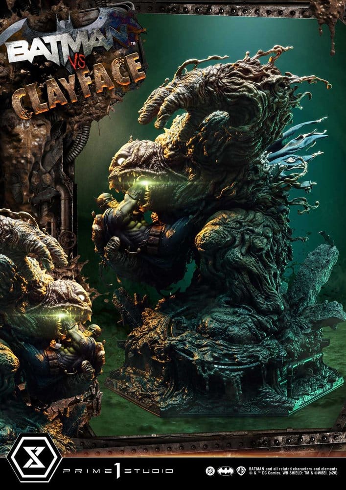 DC Comics Ultimate Premium Masterline Series Statue 1/4 Batman VS Clayface Deluxe Version 83 cm - Preorder - ETA: 25.08.2028