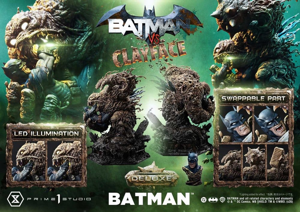 DC Comics Ultimate Premium Masterline Series Statue 1/4 Batman VS Clayface Deluxe Version 83 cm - Preorder - ETA: 25.08.2028