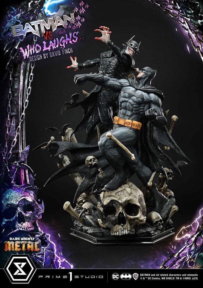 Dark Nights: Metal Ultimate Premium Masterline Series Statue 1/4 Batman VS Batman Who Laughs 67 cm - Preorder - ETA: Ende 07.2025