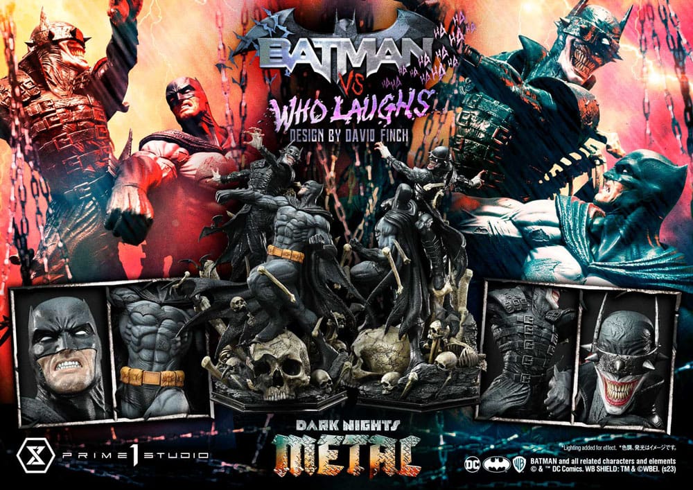 Dark Nights: Metal Ultimate Premium Masterline Series Statue 1/4 Batman VS Batman Who Laughs 67 cm - Preorder - ETA: Ende 07.2025