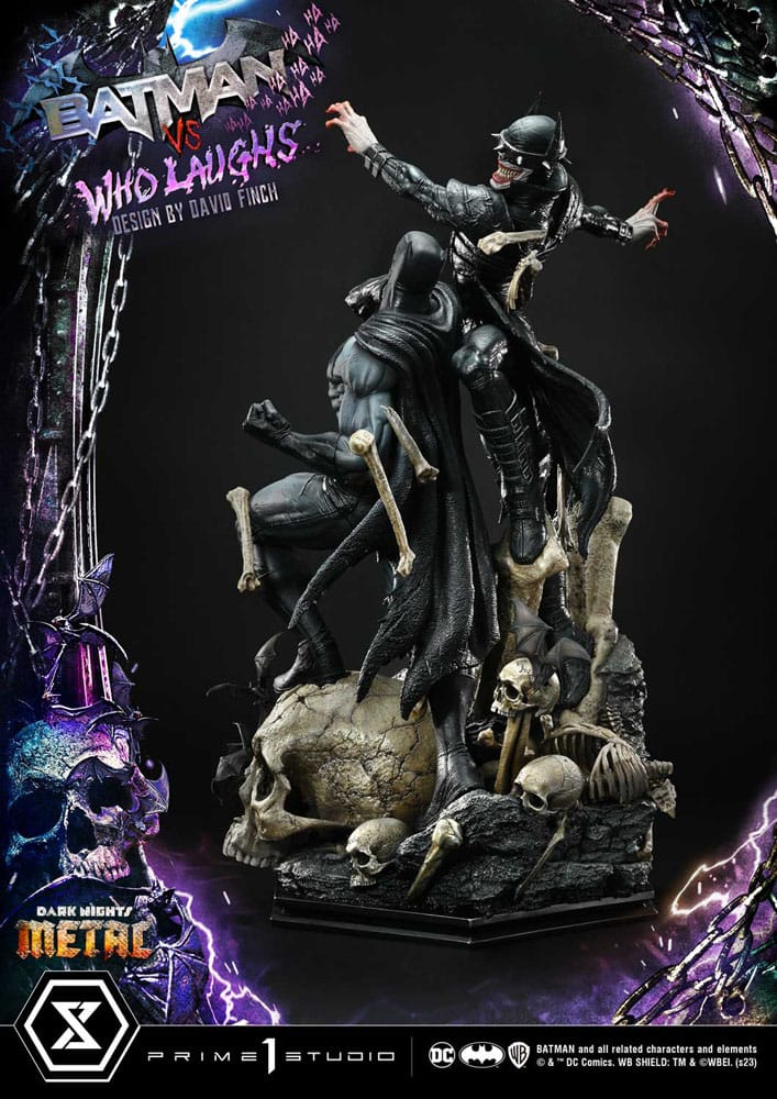 Dark Nights: Metal Ultimate Premium Masterline Series Statue 1/4 Batman VS Batman Who Laughs 67 cm - Preorder - ETA: Ende 07.2025