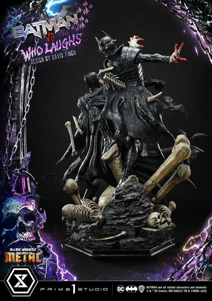 Dark Nights: Metal Ultimate Premium Masterline Series Statue 1/4 Batman VS Batman Who Laughs 67 cm - Preorder - ETA: Ende 07.2025