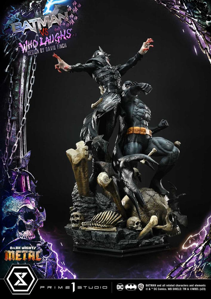 Dark Nights: Metal Ultimate Premium Masterline Series Statue 1/4 Batman VS Batman Who Laughs 67 cm - Preorder - ETA: Ende 07.2025