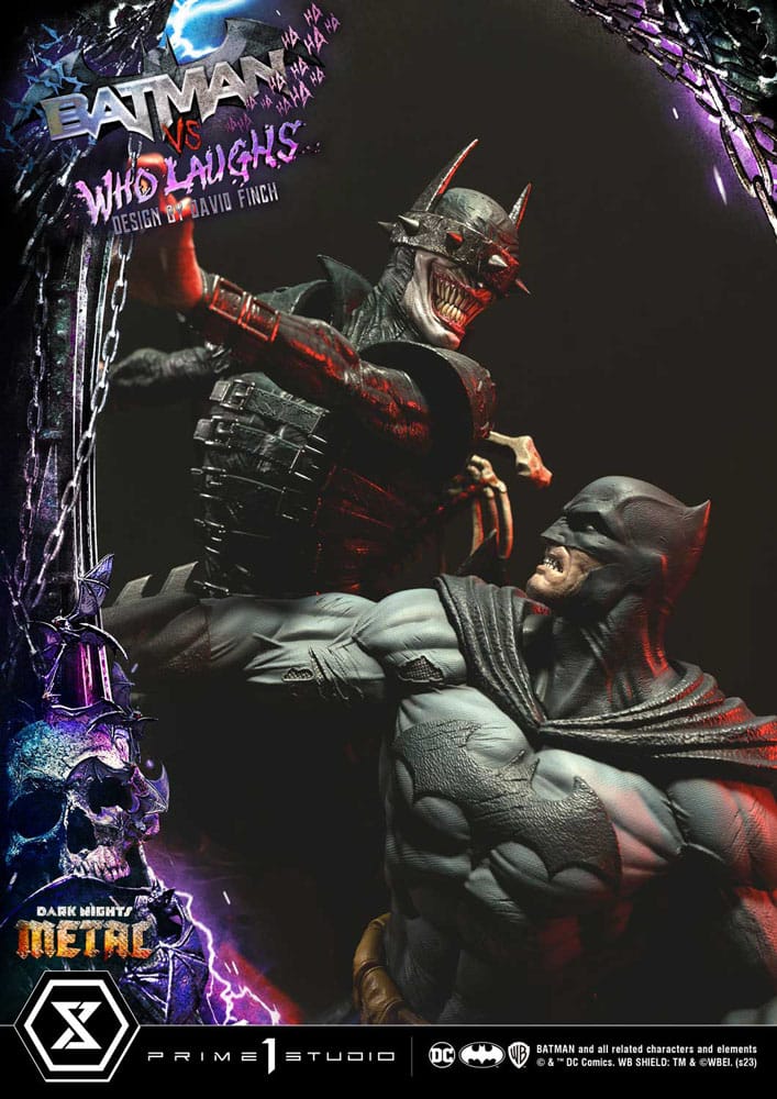 Dark Nights: Metal Ultimate Premium Masterline Series Statue 1/4 Batman VS Batman Who Laughs 67 cm - Preorder - ETA: Ende 07.2025