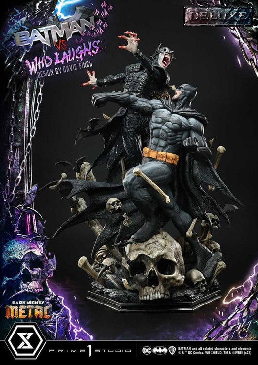 Dark Nights: Metal Ultimate Premium Masterline Series Statue 1/4 Batman VS Batman Who Laughs Deluxe Version 67 cm - Preorder - ETA: Ende 08.2025