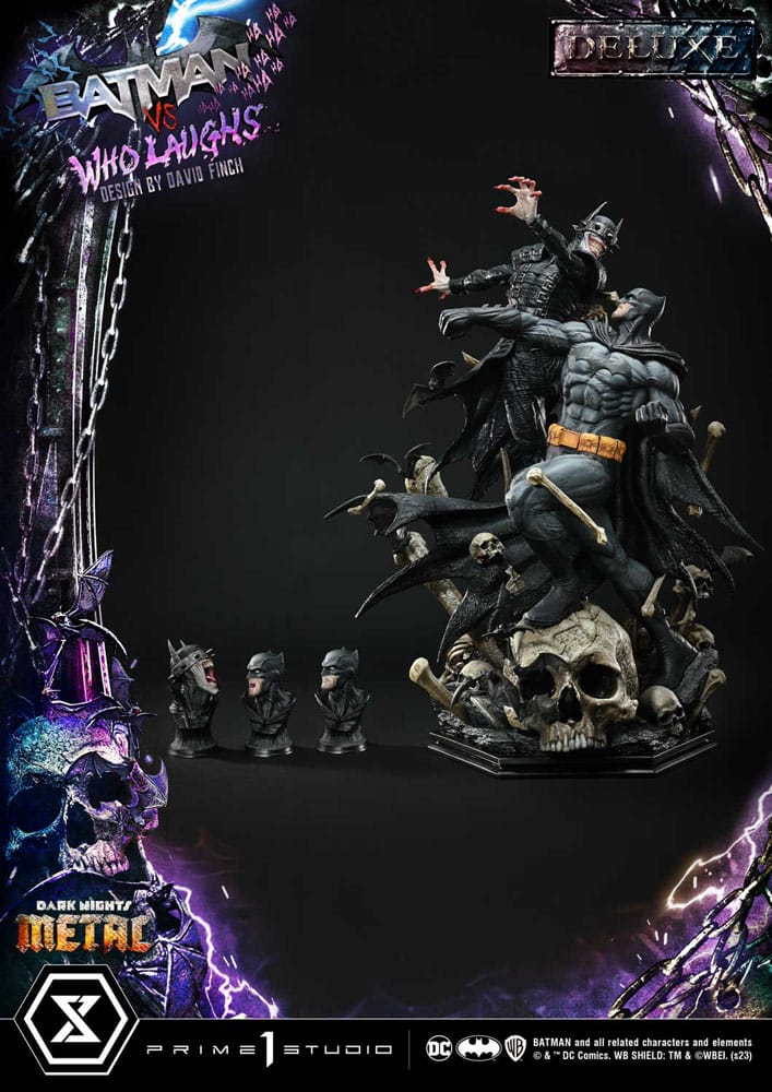 Dark Nights: Metal Ultimate Premium Masterline Series Statue 1/4 Batman VS Batman Who Laughs Deluxe Version 67 cm - Preorder - ETA: Ende 08.2025