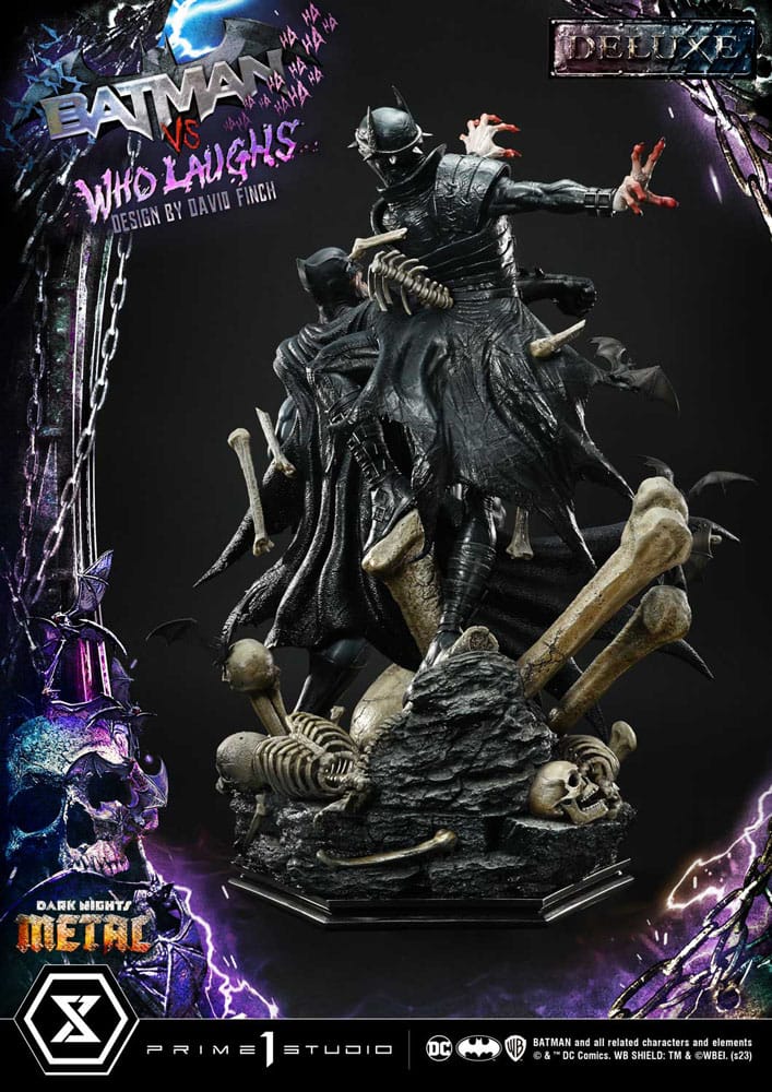 Dark Nights: Metal Ultimate Premium Masterline Series Statue 1/4 Batman VS Batman Who Laughs Deluxe Version 67 cm - Preorder - ETA: Ende 08.2025