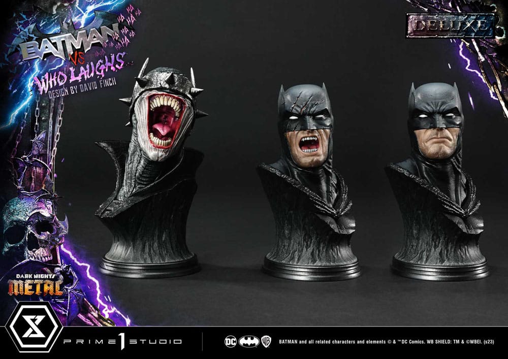 Dark Nights: Metal Ultimate Premium Masterline Series Statue 1/4 Batman VS Batman Who Laughs Deluxe Version 67 cm - Preorder - ETA: Ende 08.2025