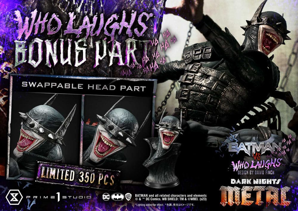 Dark Nights: Metal Ultimate Premium Masterline Series Statue 1/4 Batman VS Batman Who Laughs Deluxe Bonus Version 67 cm - Preorder - ETA: Ende 08.2025