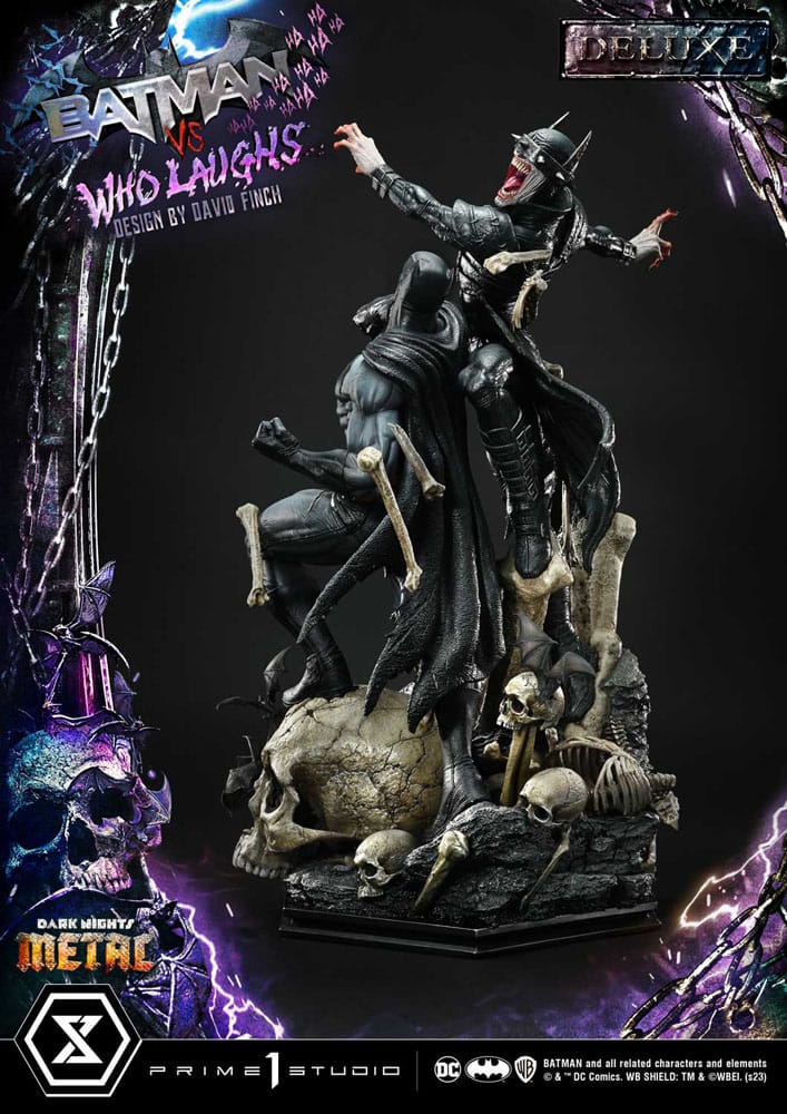 Dark Nights: Metal Ultimate Premium Masterline Series Statue 1/4 Batman VS Batman Who Laughs Deluxe Bonus Version 67 cm - Preorder - ETA: Ende 08.2025