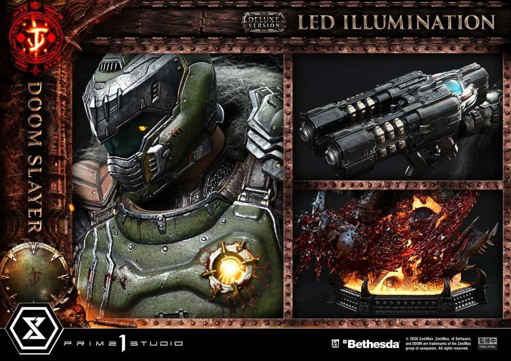 DOOM: The Dark Ages Ultimate Premium Masterline Series Statue 1/4 DOOM Slayer Deluxe Version 77 cm  - Preorder - ETA: 20.10.2027