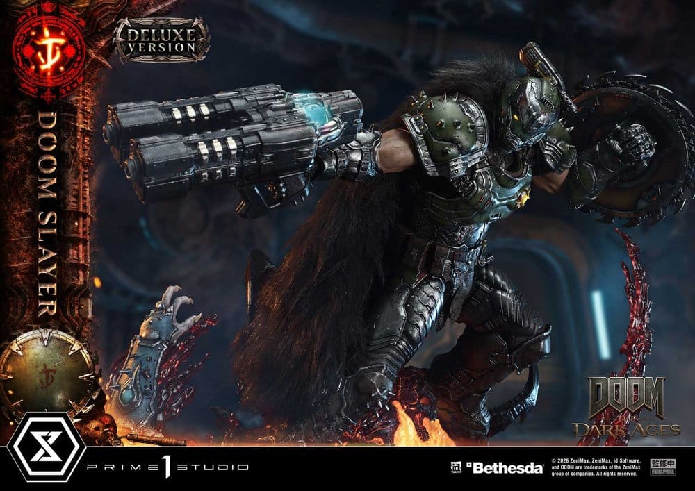 DOOM: The Dark Ages Ultimate Premium Masterline Series Statue 1/4 DOOM Slayer Deluxe Version 77 cm  - Preorder - ETA: 20.10.2027