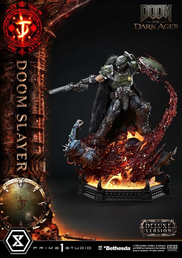 DOOM: The Dark Ages Ultimate Premium Masterline Series Statue 1/4 DOOM Slayer Deluxe Version 77 cm  - Preorder - ETA: 20.10.2027