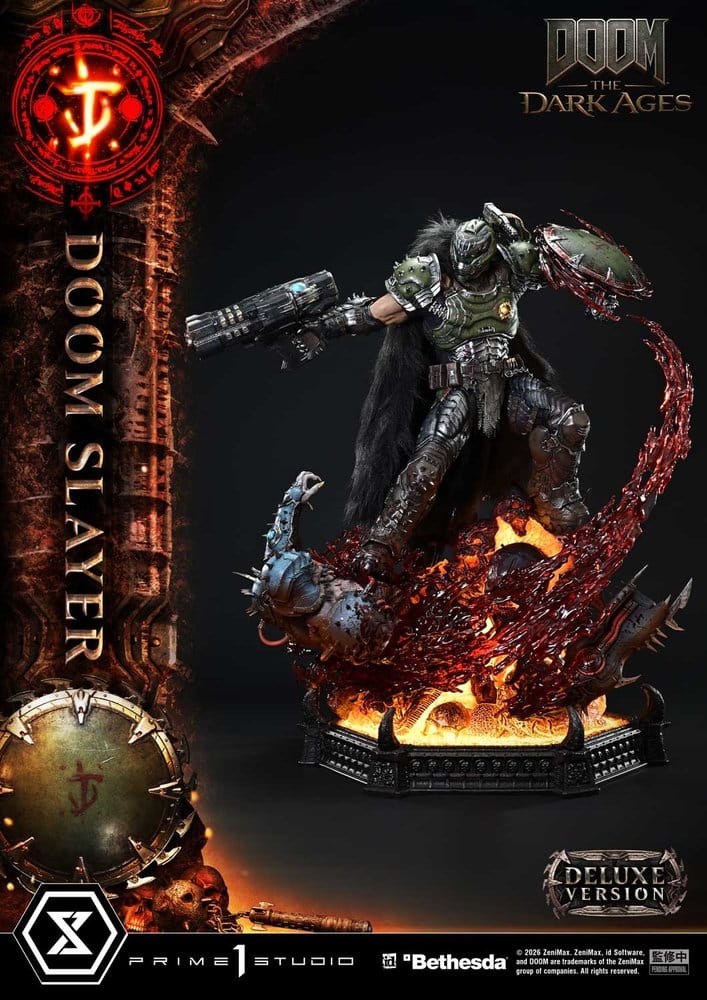 DOOM: The Dark Ages Ultimate Premium Masterline Series Statue 1/4 DOOM Slayer Deluxe Version 77 cm  - Preorder - ETA: 20.10.2027