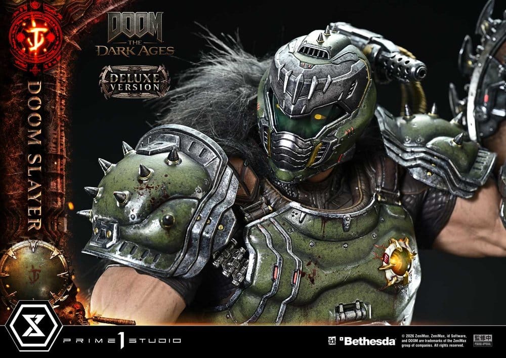 DOOM: The Dark Ages Ultimate Premium Masterline Series Statue 1/4 DOOM Slayer Deluxe Version 77 cm  - Preorder - ETA: 20.10.2027