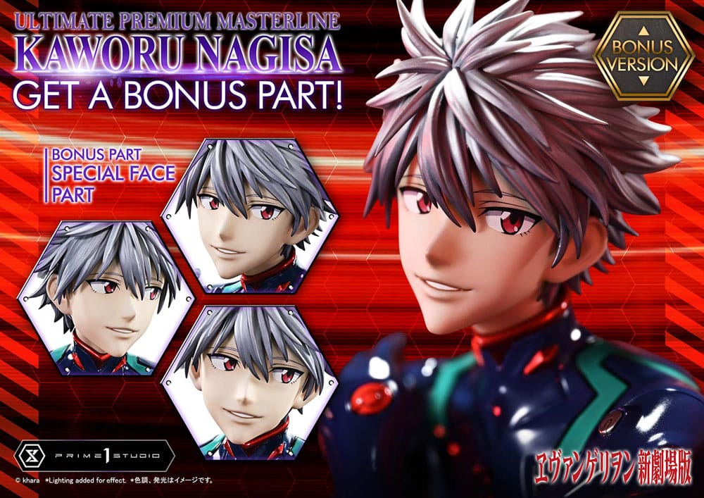Neon Genesis Evangelion Ultimate Premium Masterline Series Statue 1/4 Kaworu Nagisa Bonus Ver. 47 cm  - Preorder - ETA: 25.05.2027