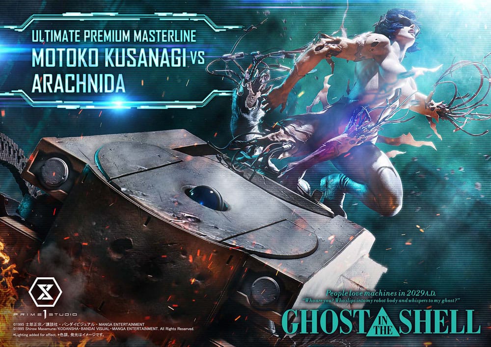 Ghost in the Shell Ultimate Premium Masterline Series Statue 1/4 Motoko Kusanagi vs Arachnida 68 cm                - Preorder - ETA: 25.06.2027