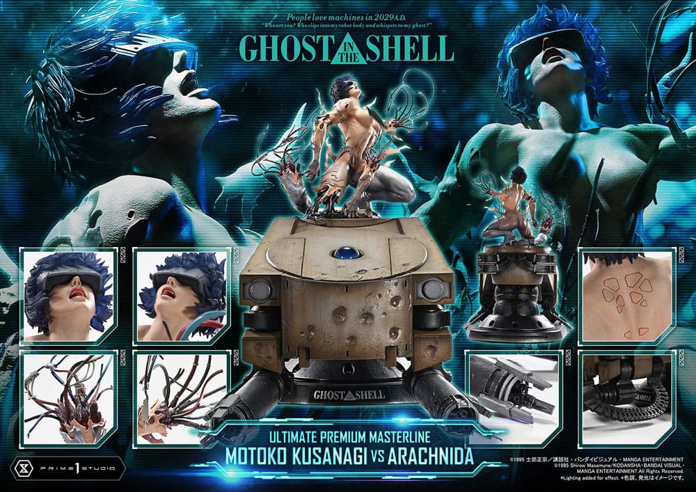 Ghost in the Shell Ultimate Premium Masterline Series Statue 1/4 Motoko Kusanagi vs Arachnida Bonus Version 68 cm  - Preorder - ETA: 25.06.2027