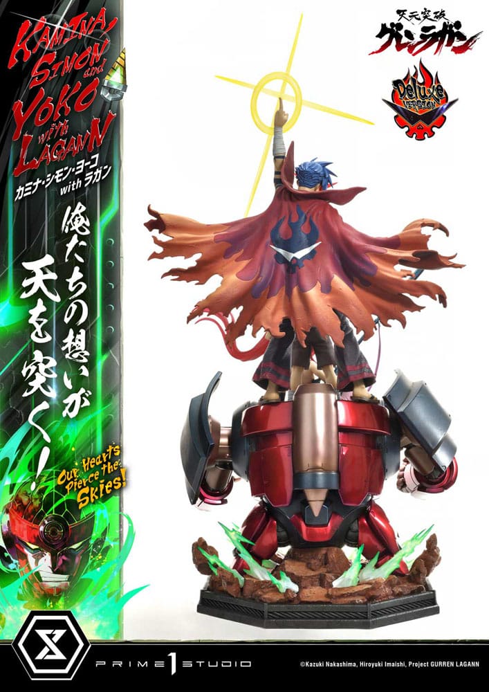 Gurren Lagann Ultimate Premium Masterline Series Statue 1/4 Kamina, Simon & Yoko with Lagann Deluxe Version 97 cm - Preorder - ETA: 20.01.2026