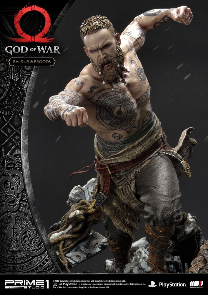 God of War (2018) Statue Baldur & Broods 62 cm - Preorder - ETA: 20.12.2025