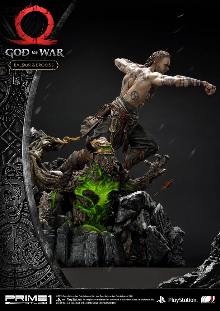God of War (2018) Statue Baldur & Broods 62 cm - Preorder - ETA: 20.12.2025