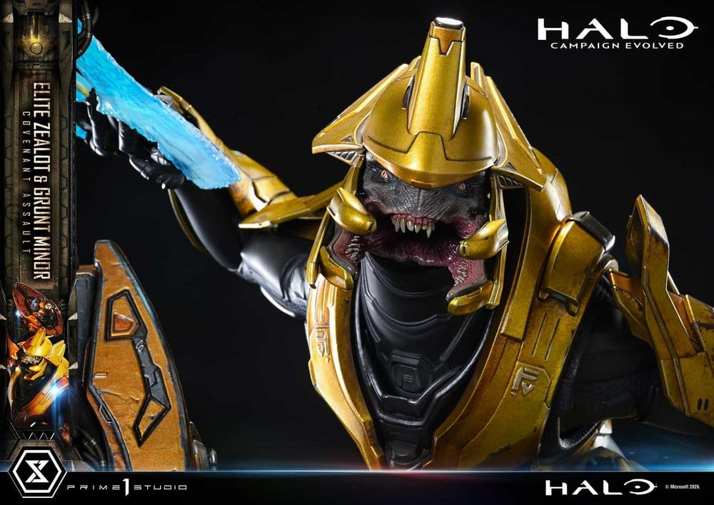 Halo: Campaign Evolved Ultimate Premium Masterline Series Statue 1/4 Elite Zealot & Grunt Minor: Covenant Assault 81 cm - Preorder - ETA: 25.07.2028