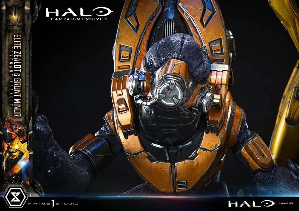 Halo: Campaign Evolved Ultimate Premium Masterline Series Statue 1/4 Elite Zealot & Grunt Minor: Covenant Assault 81 cm - Preorder - ETA: 25.07.2028